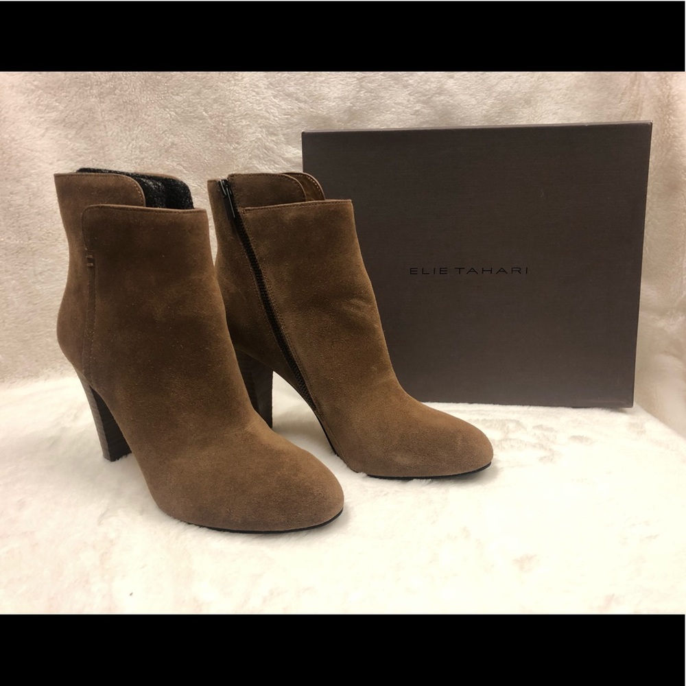 ELIE TAHARI Women’s Suede Ankle Boots